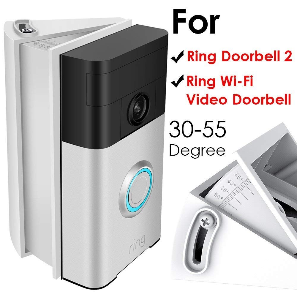 3Pcs Adjustable Ring Video Doorbell Pro Angle Wedge Corner Mount Bracket OS977