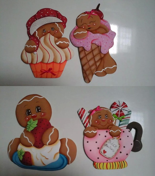 Adornos de navidad en foami bs. 250,00 en mercado libre