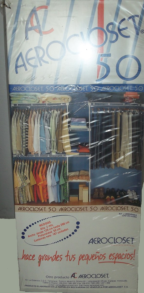 Aerocloset 50 cuarto baño closet armario casa habitación bs ...