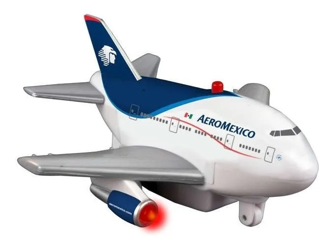 avion de juguete con luces