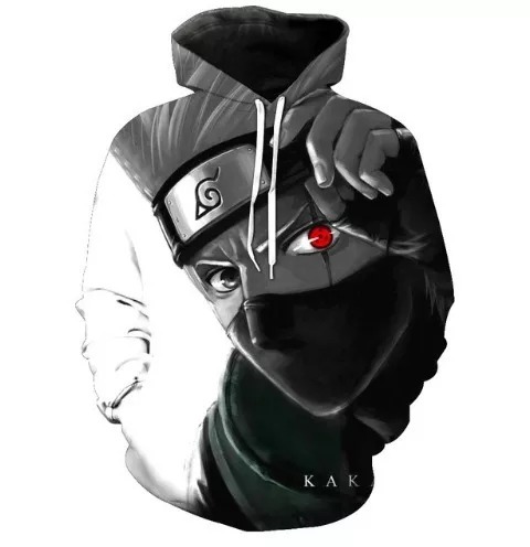 agasalho blusa de frio naruto kakashi anime desenho r 119 90 em