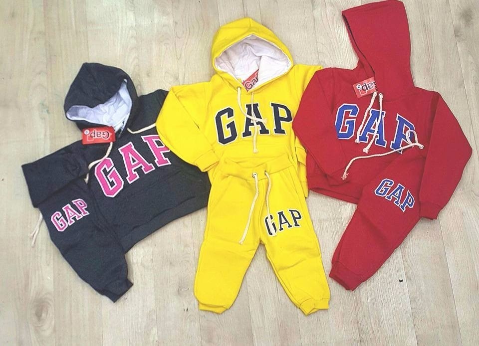 Agasalho Moleton Gap Top Unisex 2 Ao 14 Azul Cinza Promoçao - R$ 119,90 em Mercado Livre