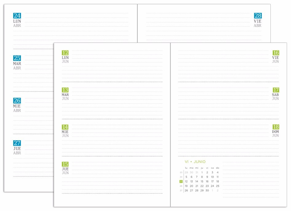 agenda 2017 imprimible en pdf semanal formato horizontal 85 00 formato de agenda semanal