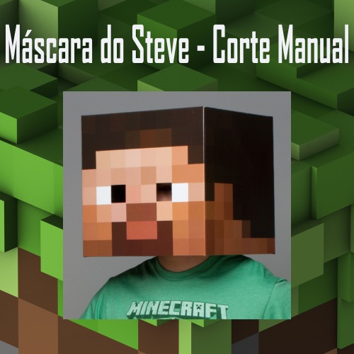 agora em png e pdf minecraft máscara do steve aproveite r 12