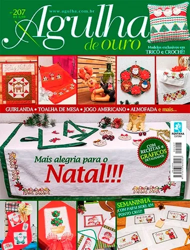 Revistas Agulha De Ouro Natal Artesanal Guirlanda C/ Receita Revistas Agulha De Ouro Natal Artesanal Guirlanda C/ Receita