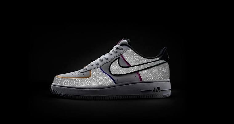 dia de los muertos nike air force 1