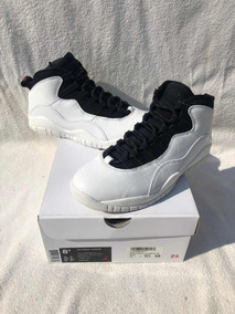 jordan retro 10 blanco con negro