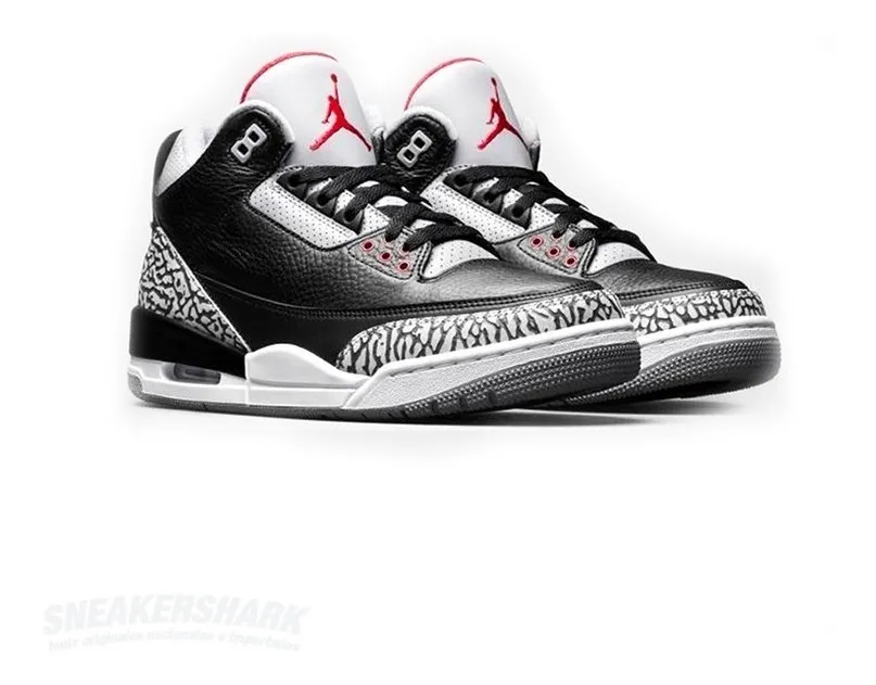 jordan retro 3 negro