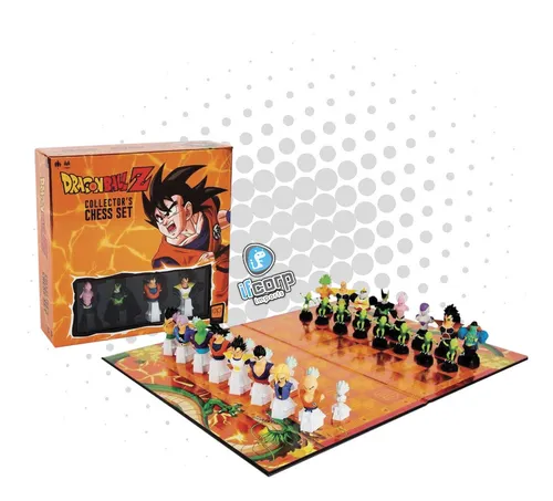 Ajedrez Dragon Ball Z Collectors Chess Set Goku Broly Vegeta
