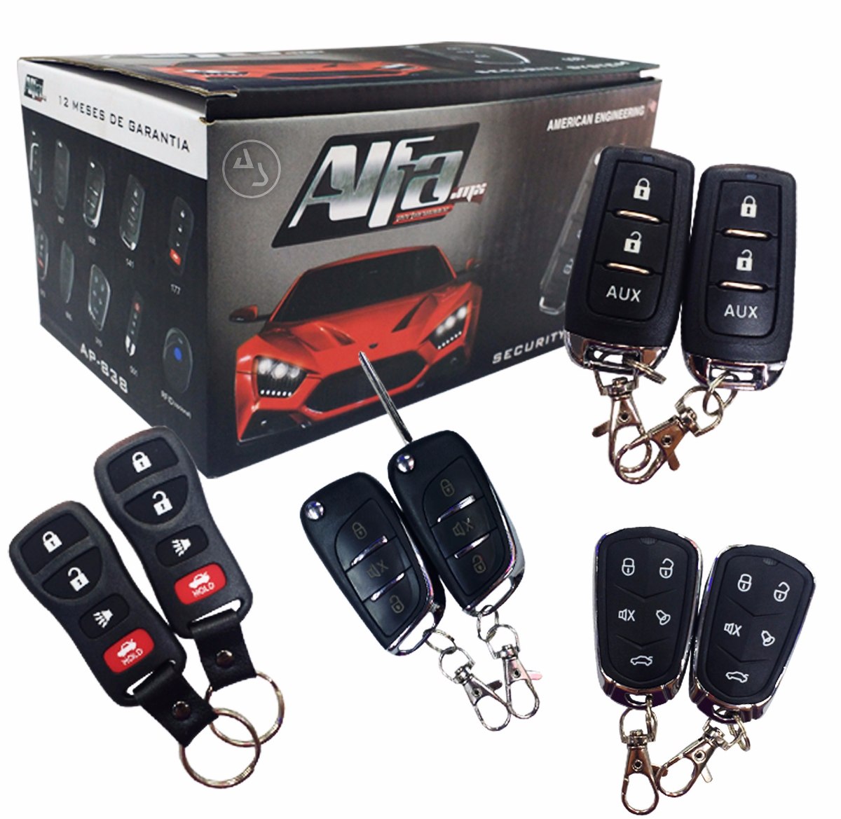 Alarmas Para Autos Cdmx Alarma P/ Automóvil Alfa Con Sensor De Impacto. - $ 579.00 en Mercado Libre
