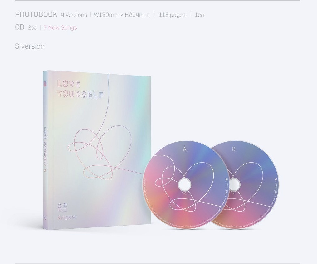  Album  Bts Kpop Love  Yourself  Answer  Oficial Pronta Entrega 