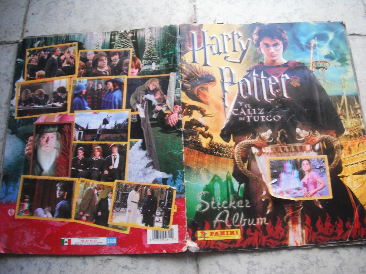 Album De Estampas De Harry Potter Y El Caliz De Fuego 
