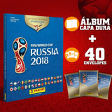 Álbum Da Copa Rússia 2018 Capa Dura + 40 Envelopes Pacotinho