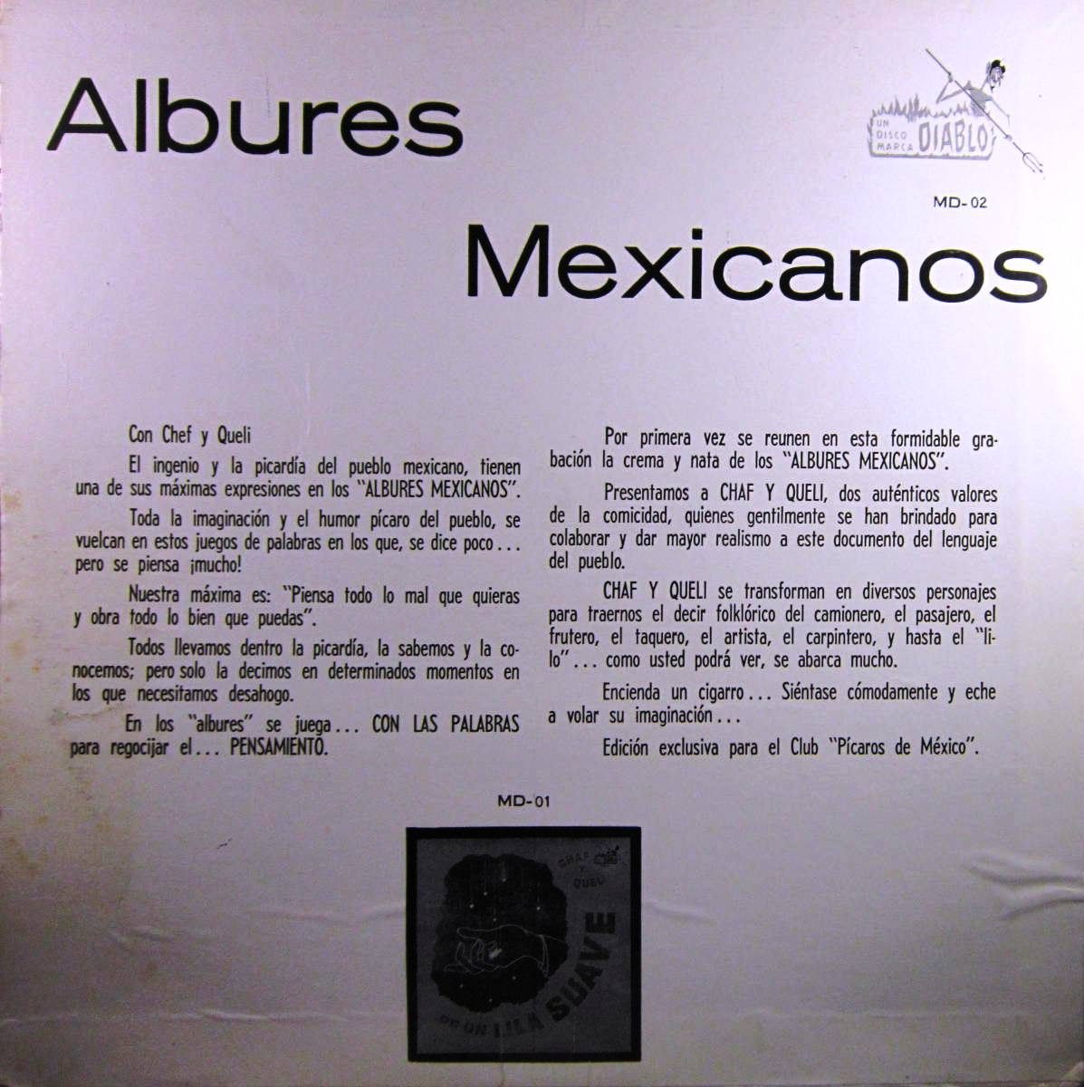 Albures Mexicanos Lp 119.00 en Mercado Libre