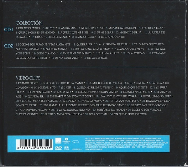 Alejandro Sanz Coleccion Definitiva 2 Cd Dvd Impecable 800