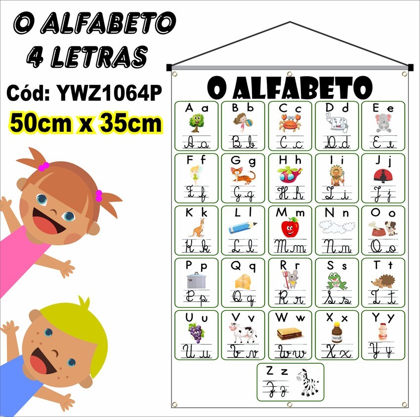 Alfabeto Cartazes Quatro 4 Tipos De Letras Imprimir Sala 772