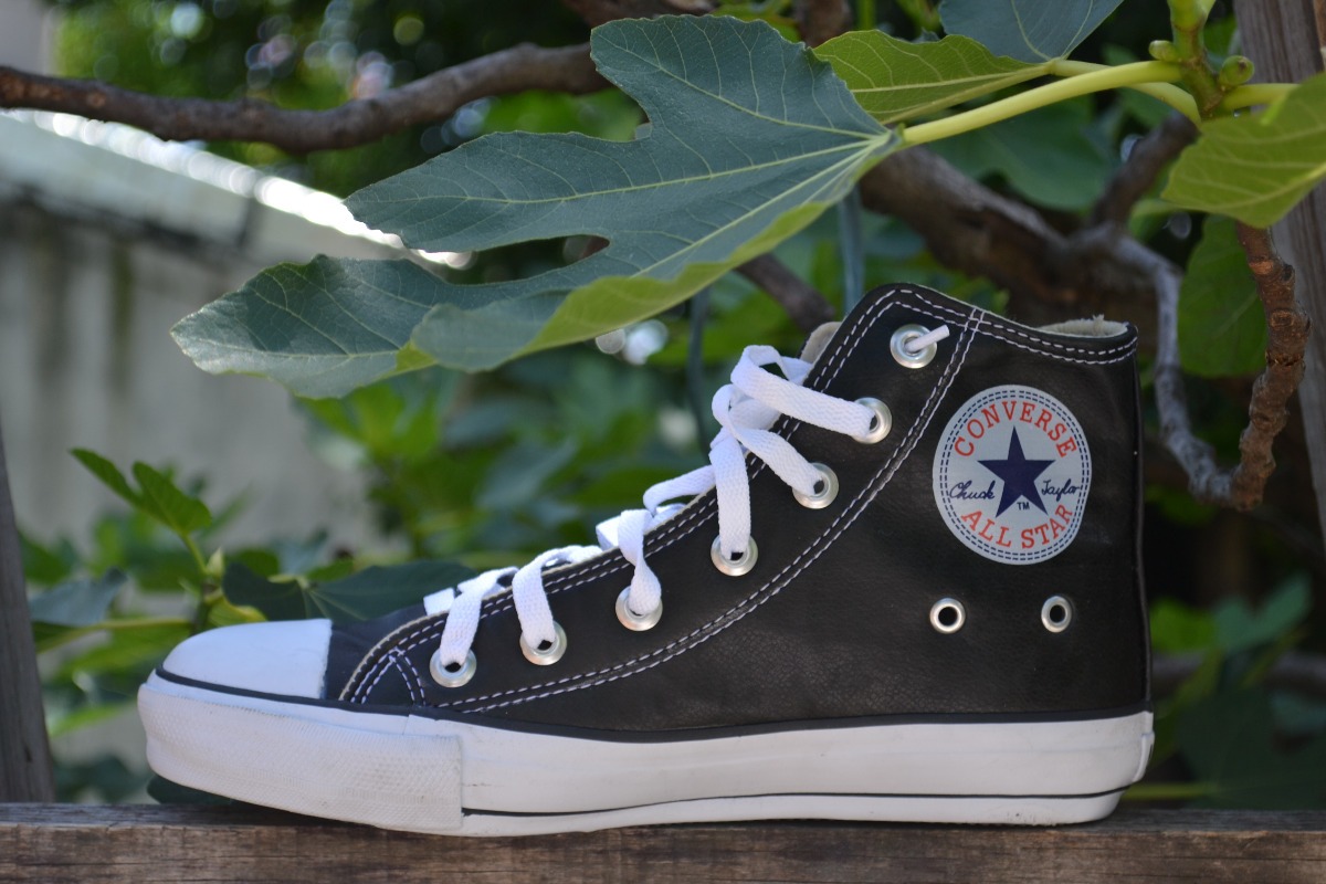 converse botitas cuero negras converse botitas cuero negras