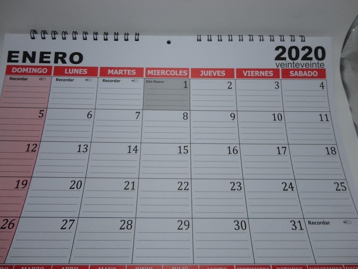 Calendario 2020 32ld Calendario Para Imprimir Gratis
