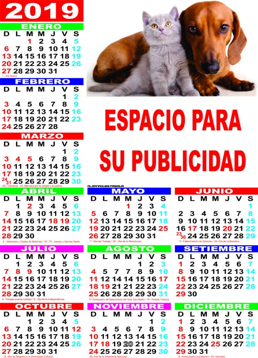 almanaques 2019 23 x 32 12 00 en mercado libre almanaques 2019 para imprimir