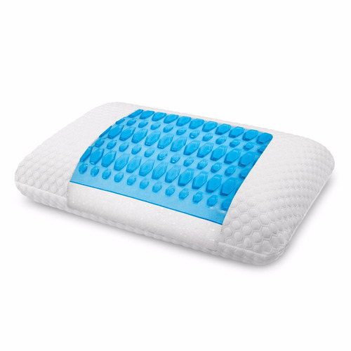 Almohada Memory Foam Gel Almohada Gel Overlay Memory Foam Gel Fresco Garantia 5 Años - $ 825.00