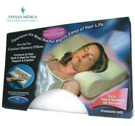 ALMOHADA VISCOELASTICAS ORTOPEDICA CON EFECTO MEMORIA MEMORY PILLOW