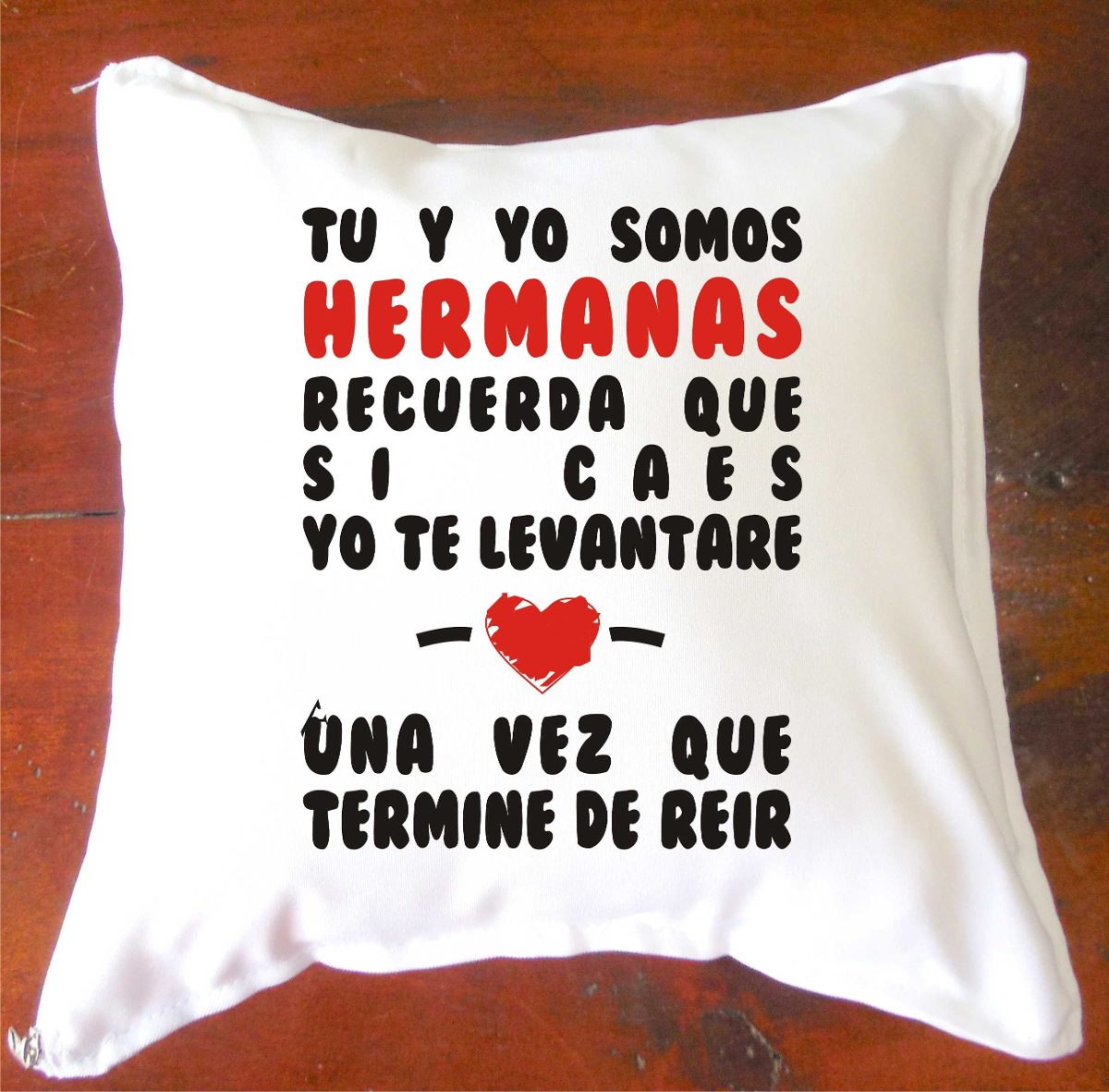 almohadon personalizado frase foto d­a del amigo 40x40 Cargando zoom