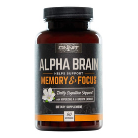 Alpha Brain Premium Enfoque, Concentración Y Memoria Eficaz