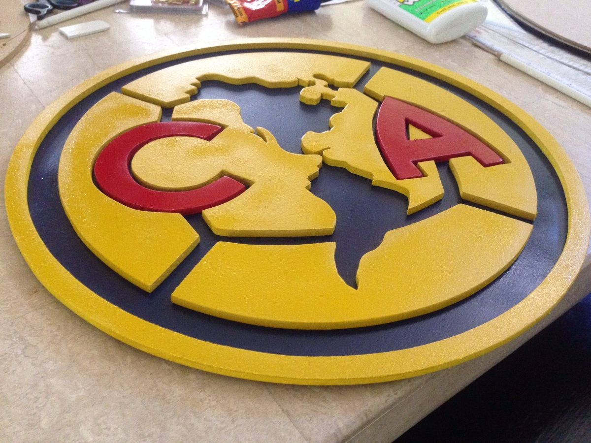 América Fc, Logo En Madera Mdf - $ 575.00 en Mercado Libre