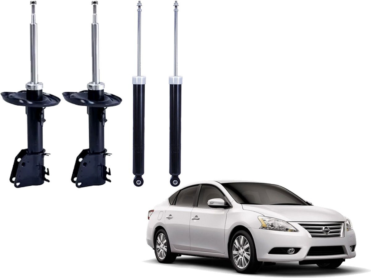 Amortecedor Dianteiro Traseiro Novo Nissan Sentra 2 0 Cvt 08 R 1 373 00 Em Mercado Livre