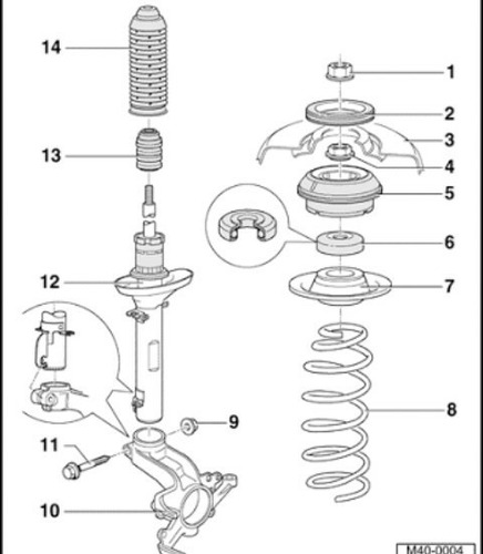 Diagrama Suspension Jetta A4 - Diagram Media