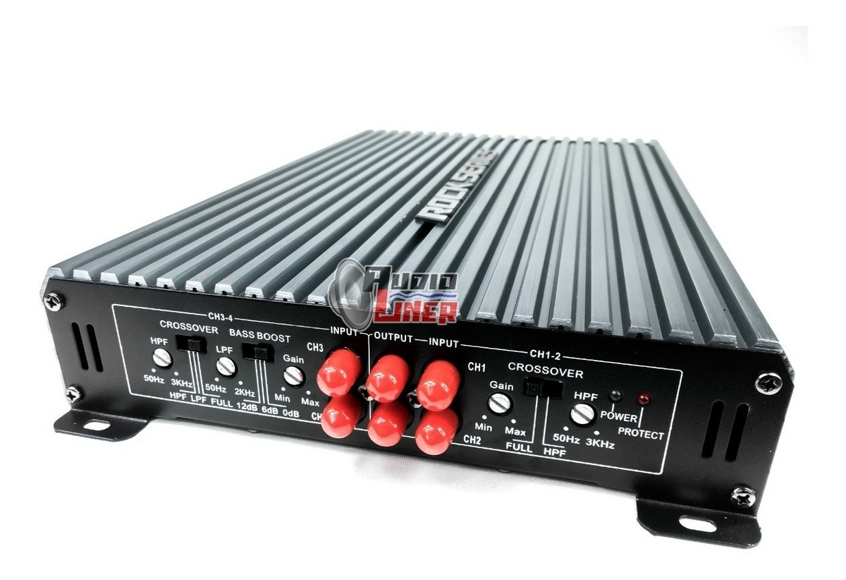 Amplificador Magnum 4 Canales Amplificador 4 Canales Rock Series Rks-p110.4 - $ 1,969.74 en Mercado Libre