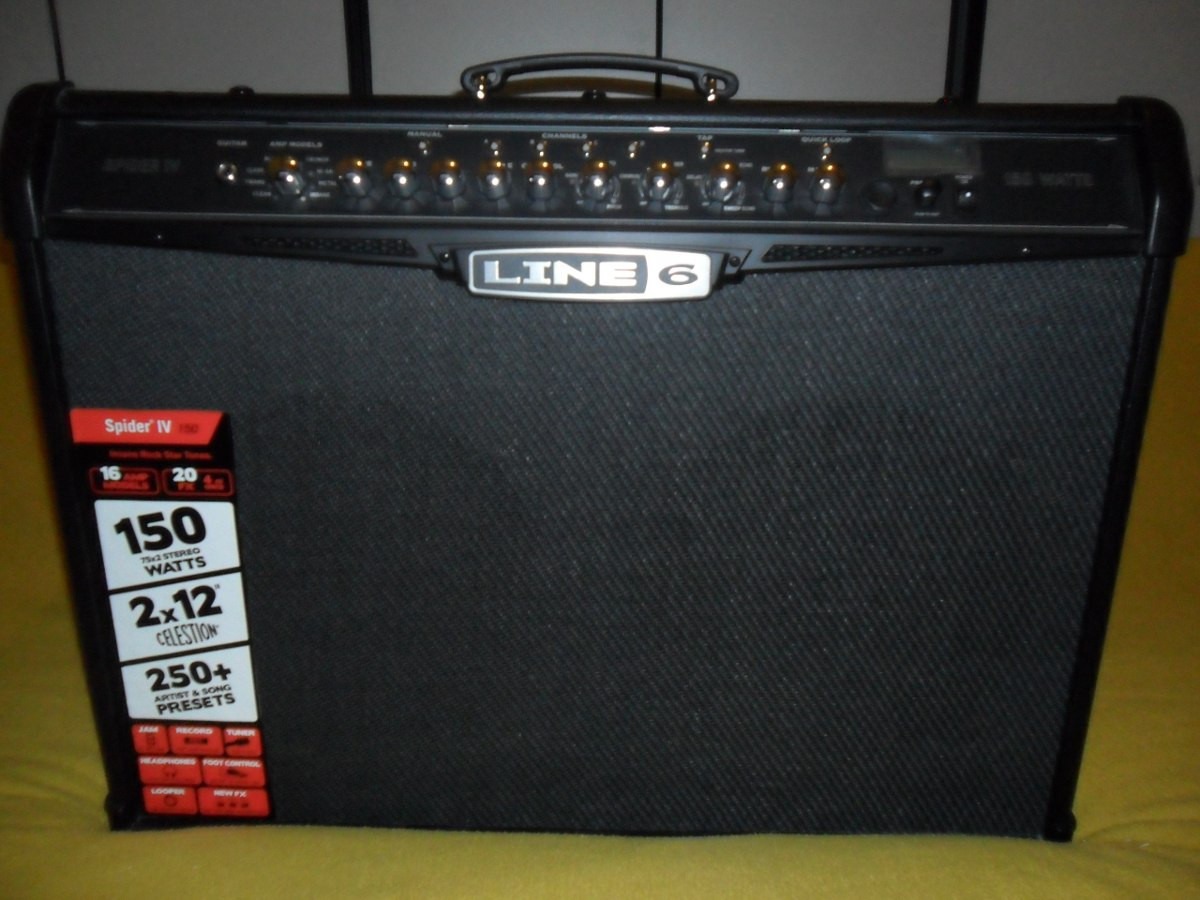 Amplificador Line 6 Spider Iv 150 W ( 2 X 12 ´´ Celestion ) - R$ 4.700