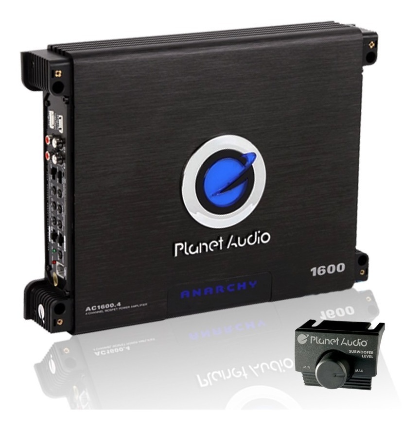 Amplificador Planet Audio Ac1600.4 1600w Anarchy 4 Ch Bajos - $ 2,189