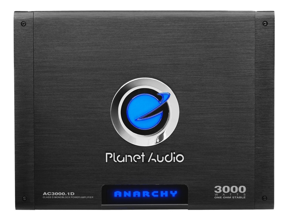 Planet Audio AC3000.1D 3000 con Max Clase D Monobloque Amplificador