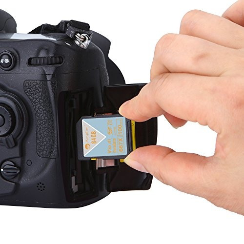 Tarjeta de Memoria Profesional V30 de 64 GB para Canon PowerShot SX540 HS 