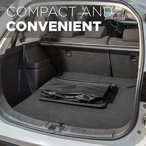 Premium Foldable Car Trunk Organizer With Lid Cover By Amt