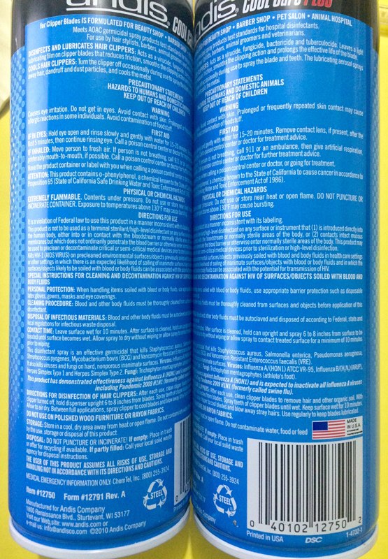 Andis Enfriador 5 En 1 Cool Care Desinfectante Lubricante ...