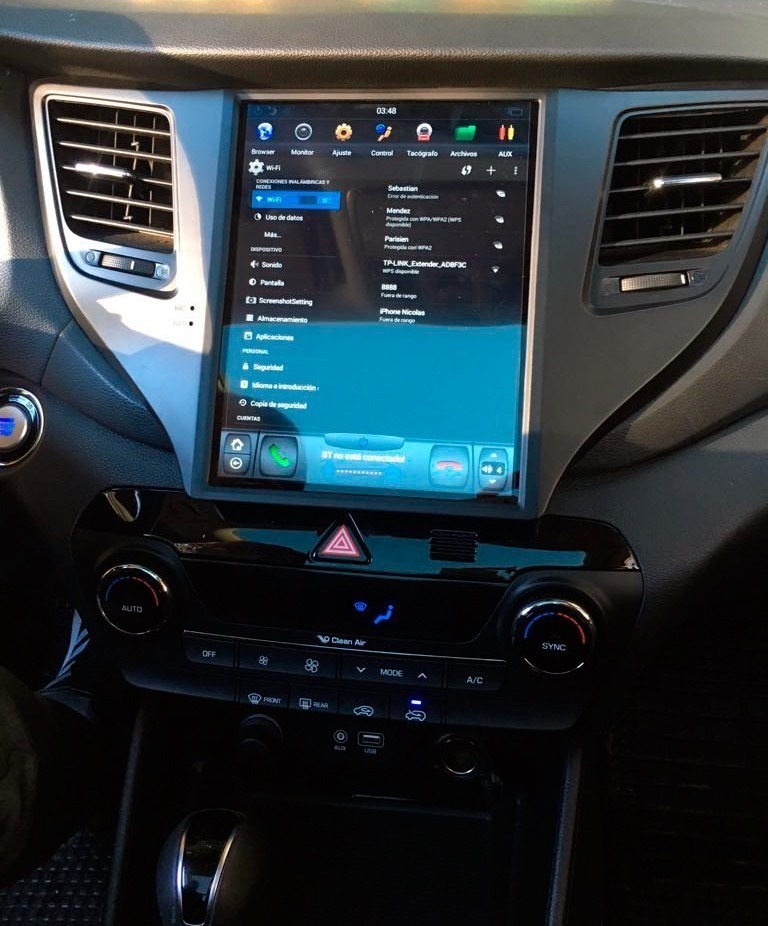 Android Tesla Gps Hyundai Tucson 20162018 Wifi Bluetooth