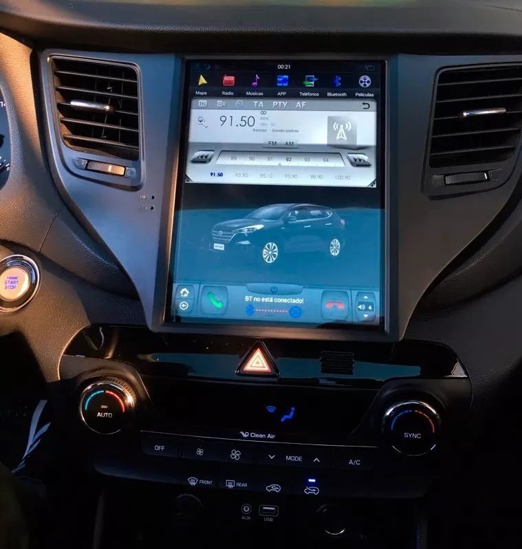 Android Tesla Gps Hyundai Tucson 20162018 Wifi Bluetooth