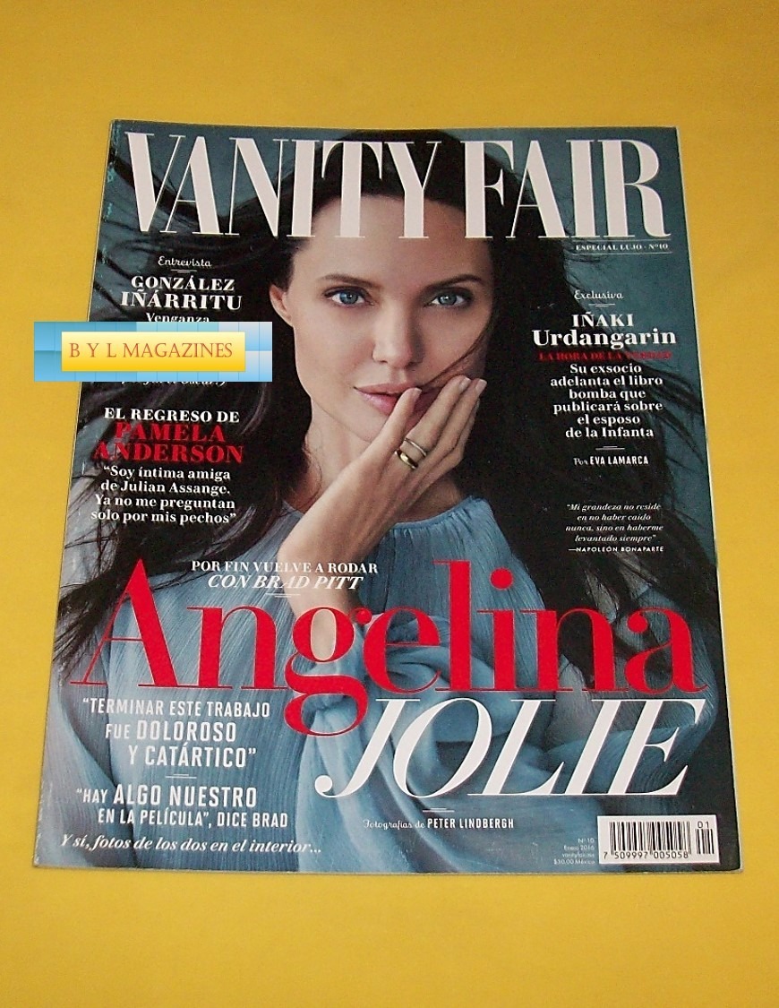 Angelina Jolie Revista Vanity Fair Carla Bruni Pamela Anders 170.00