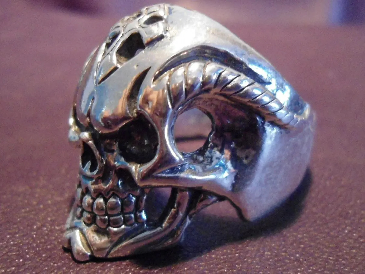 Anillo De Craneo Calavera De Plata 925 1 500 00 En Mercado Libre