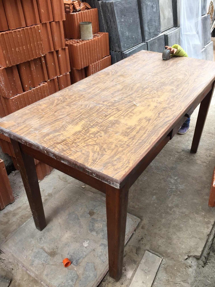 Antigua Mesa Madera Para Cocina Con Cajón Lateral - $ 2.500,00 en ... Antigua Mesa Madera Para Cocina Con Cajón Lateral - $ 2.500,00 en ...