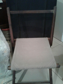 Plegable Pcampingplaya De Antigua Silla Madera dBoeQCrxW