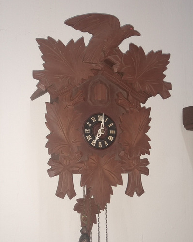 Antiguo Reloj Cucu Hubert Herr Germany Impecable Funcionando Antiguo Reloj Cucu Hubert Herr Germany