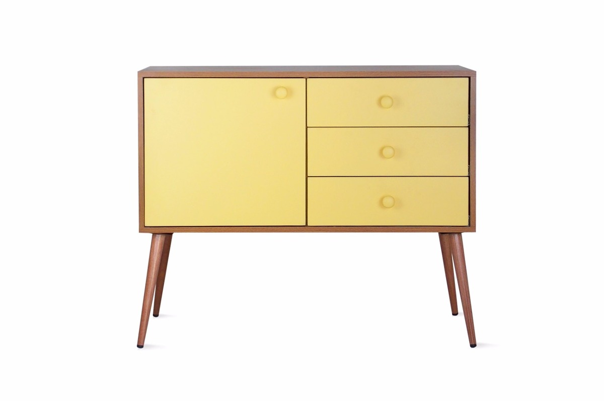 Aparador Buffet Retr u00f4 Em Mdf Laqueado Porta E Gavetas R$ 878,00 em Mercado Livre Adesivo De Parede Tijolo ~ Aparador Buffet Retr u00f4 Em Mdf Laqueado Porta E Gavetas R$ 878,00 em Mercado Livre