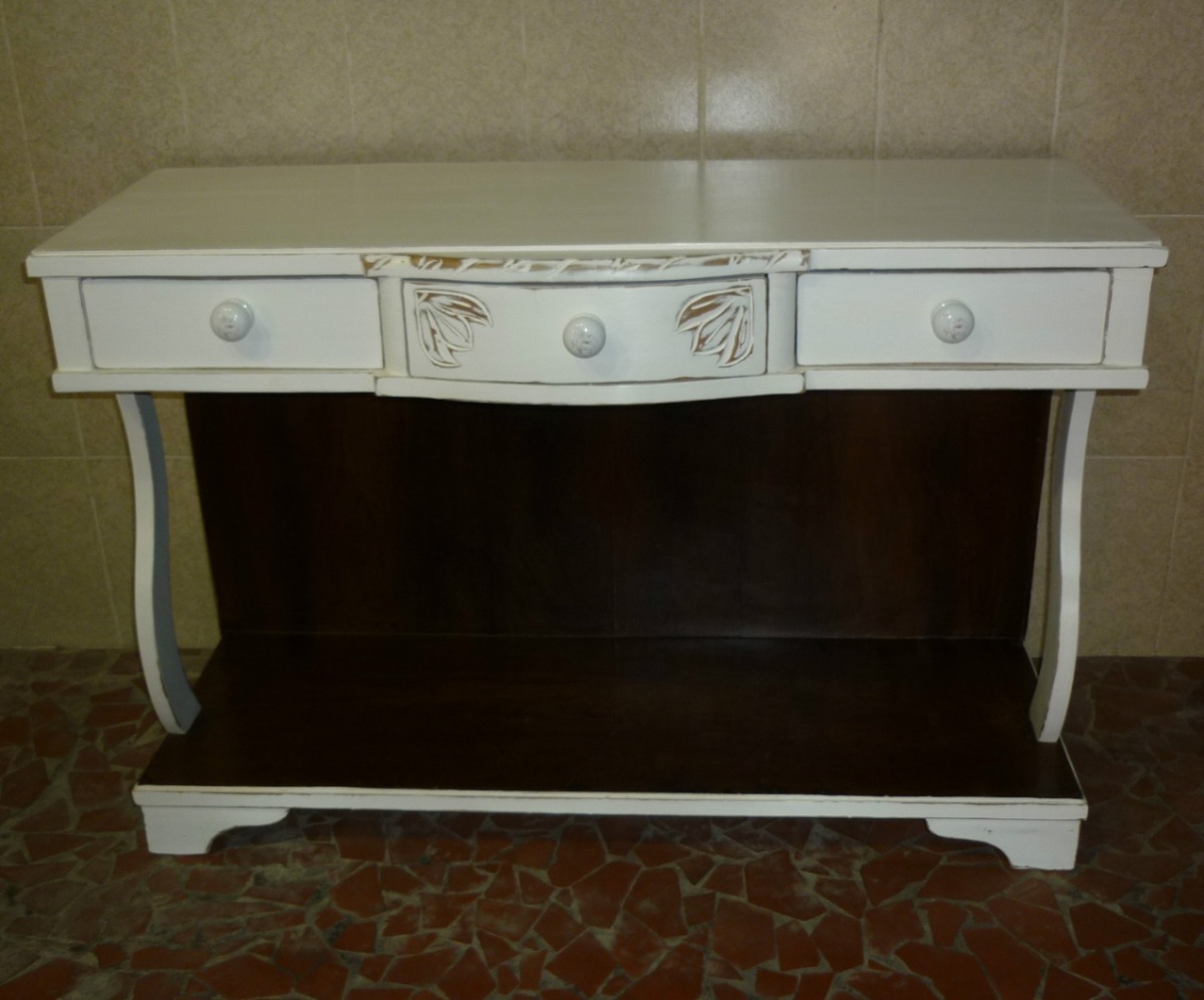 Aparador Com Pintura Provençal Modelo Penteadeira R$ 780,00 em Mercado Livre De Aparador En Ingles ~ Aparador Com Pintura Provençal Modelo Penteadeira R$ 780,00 em Mercado Livre