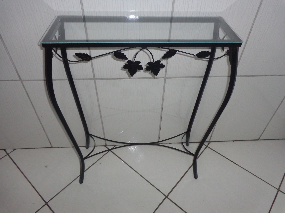 Aparador De Ferro Com Vidro 60 Cm Preto R$ 109,90 em Mercado Livre Artesanato Nordestino Historia ~ Aparador De Ferro Com Vidro 60 Cm Preto R$ 109,90 em Mercado Livre