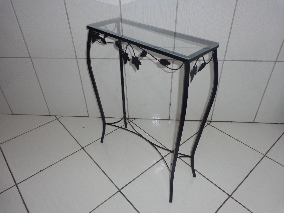 Aparador De Ferro Com Vidro 60 Cm Preto R$ 79,90 em Mercado Livre Artesanato Infantil Com Tecido ~ Aparador De Ferro Com Vidro 60 Cm Preto R$ 79,90 em Mercado Livre