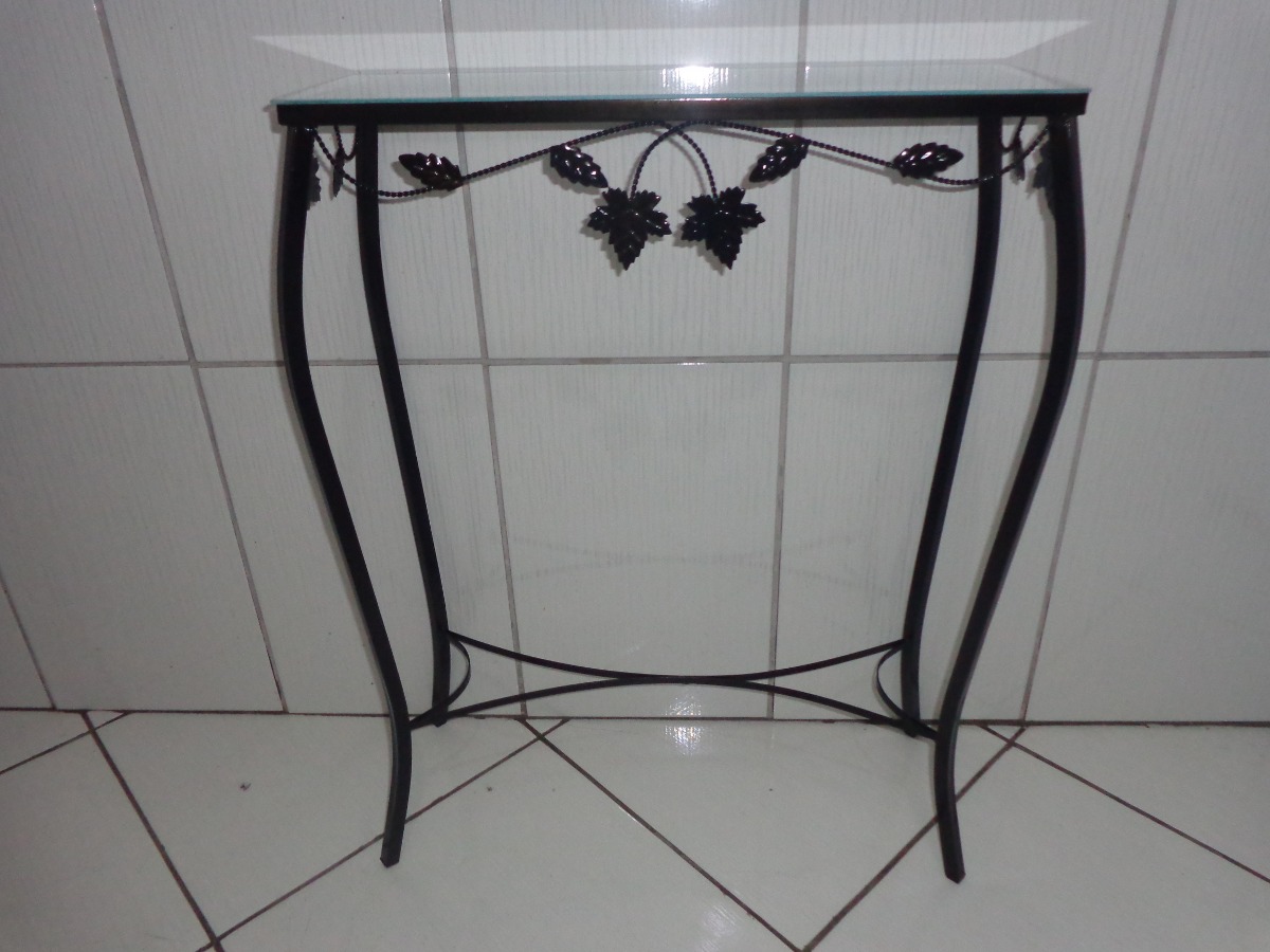 Aparador De Ferro Com Vidro 60 Cm Preto R$ 79,90 em Mercado Livre Selma Russo Artesanato ~ Aparador De Ferro Com Vidro 60 Cm Preto R$ 79,90 em Mercado Livre