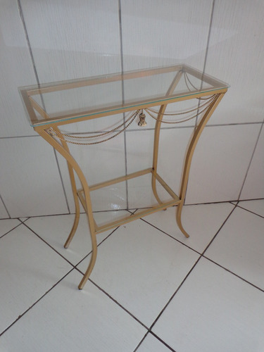 Aparador Ferro Prateleira Com Vidro 60x25cm Detalhe Pingente R$ 94,90 em Mercado Livre Artesanato Argila Passo A Passo ~ Aparador Ferro Prateleira Com Vidro 60x25cm Detalhe Pingente R$ 94,90 em Mercado Livre
